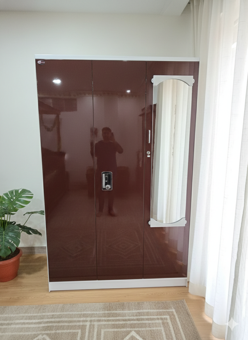 3-door Steel Almirah Design-2