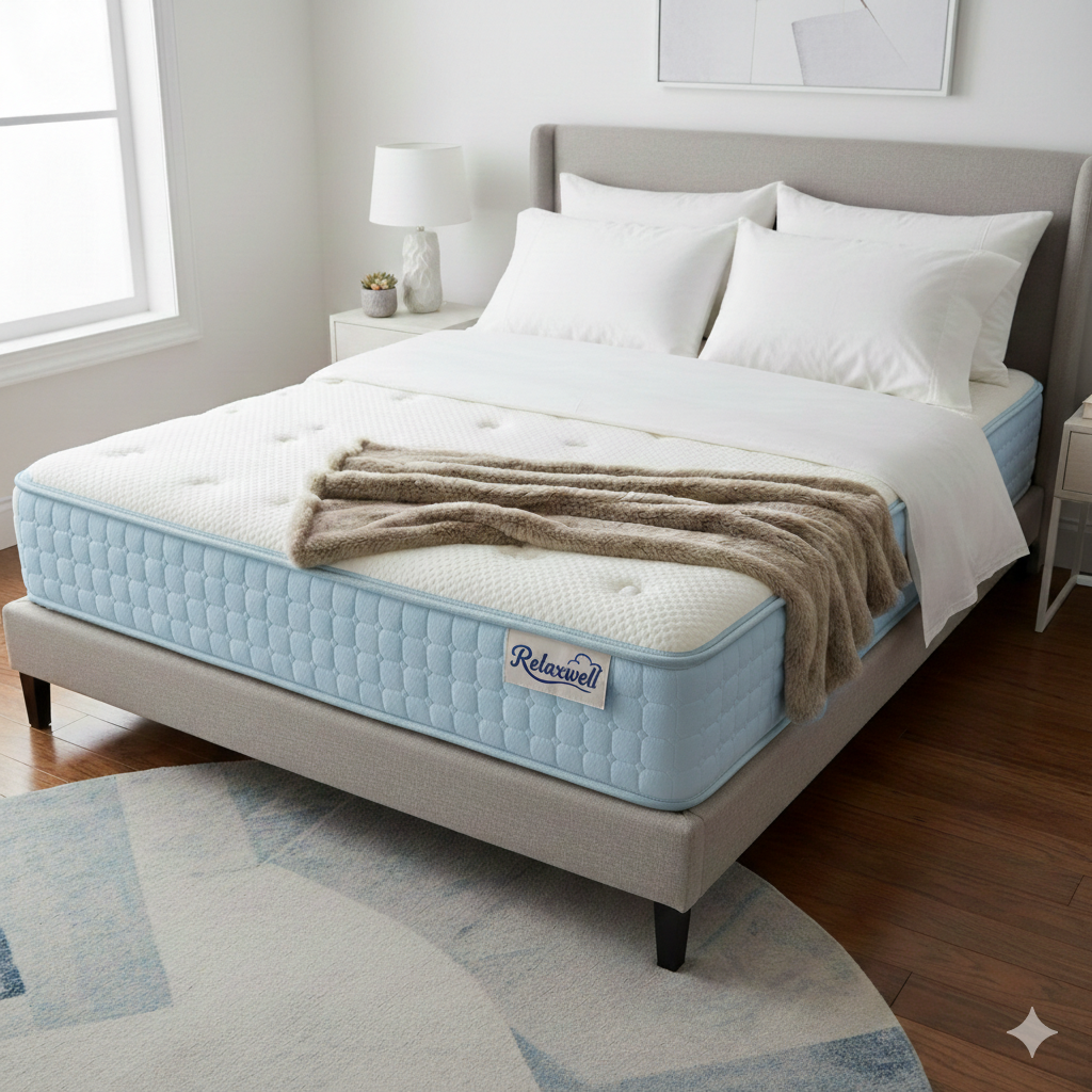 Relaxwell Mattress 4-inch 6x7