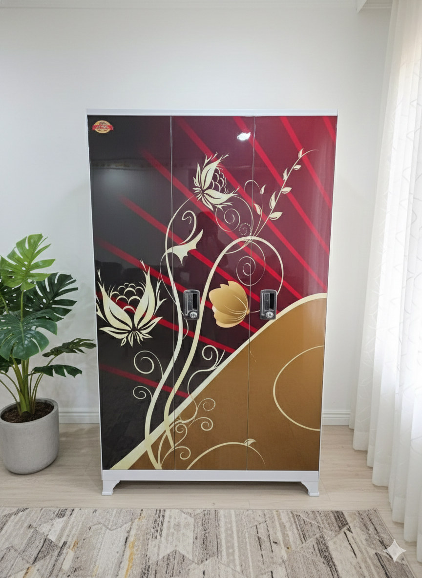 3-door Steel Almirah